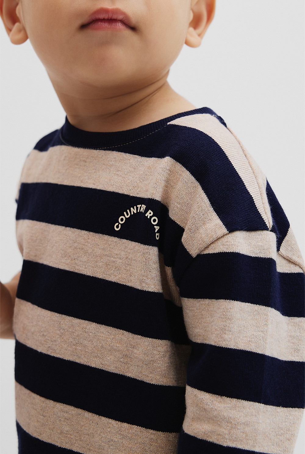 Textured Long Sleeve T-Shirt