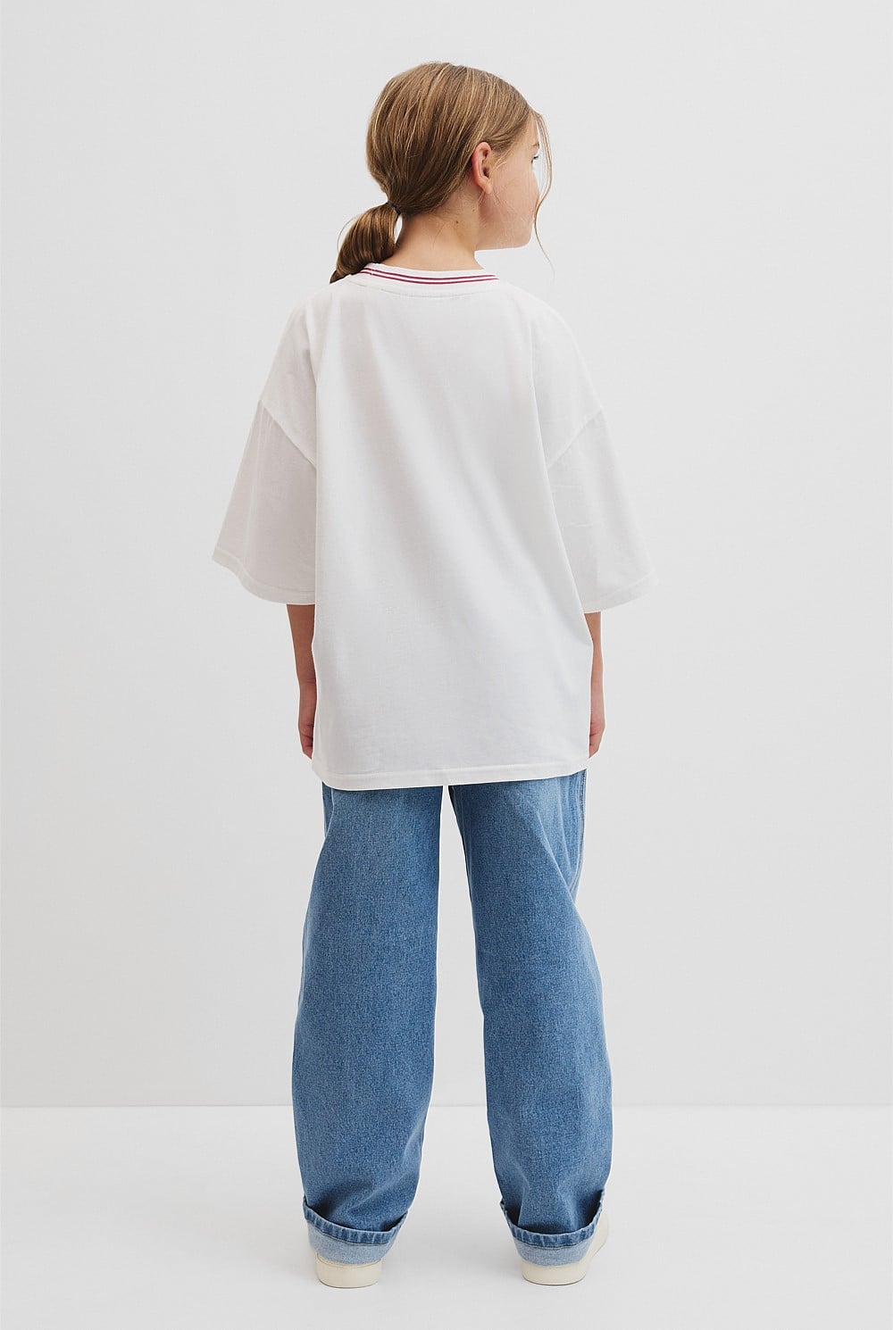 Teen Australian Cotton Short Sleeve Oversized T-Shirt