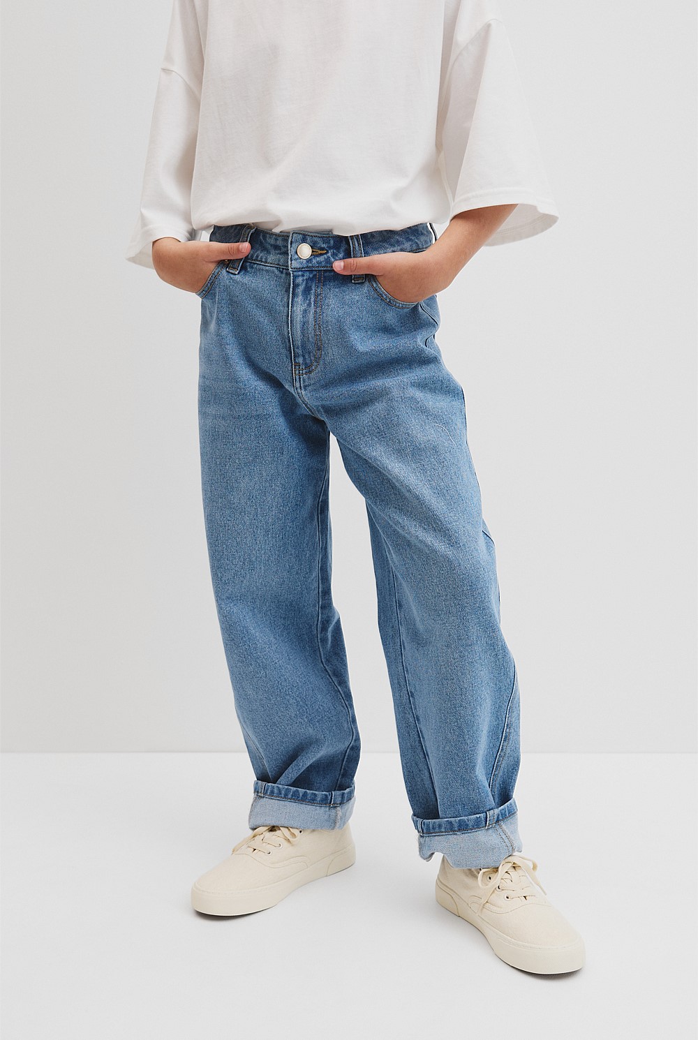 Curved Seam Jean