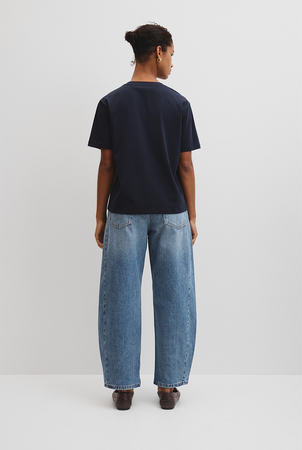 Australian Cotton V-Neck Neck T-Shirt