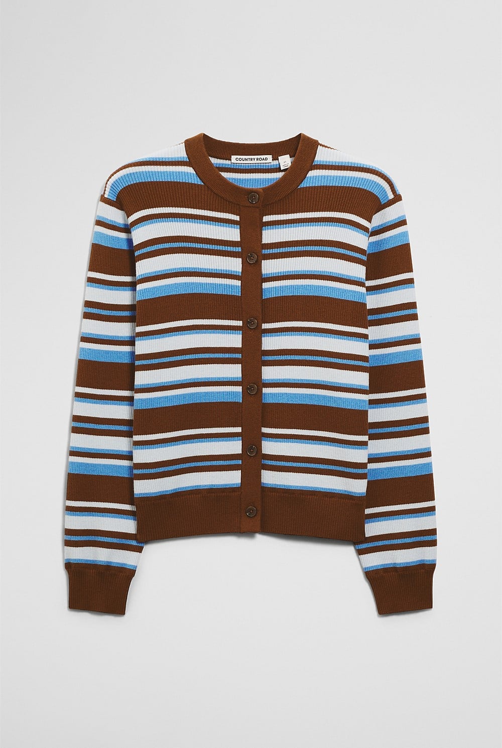 Stripe Knit Cardigan