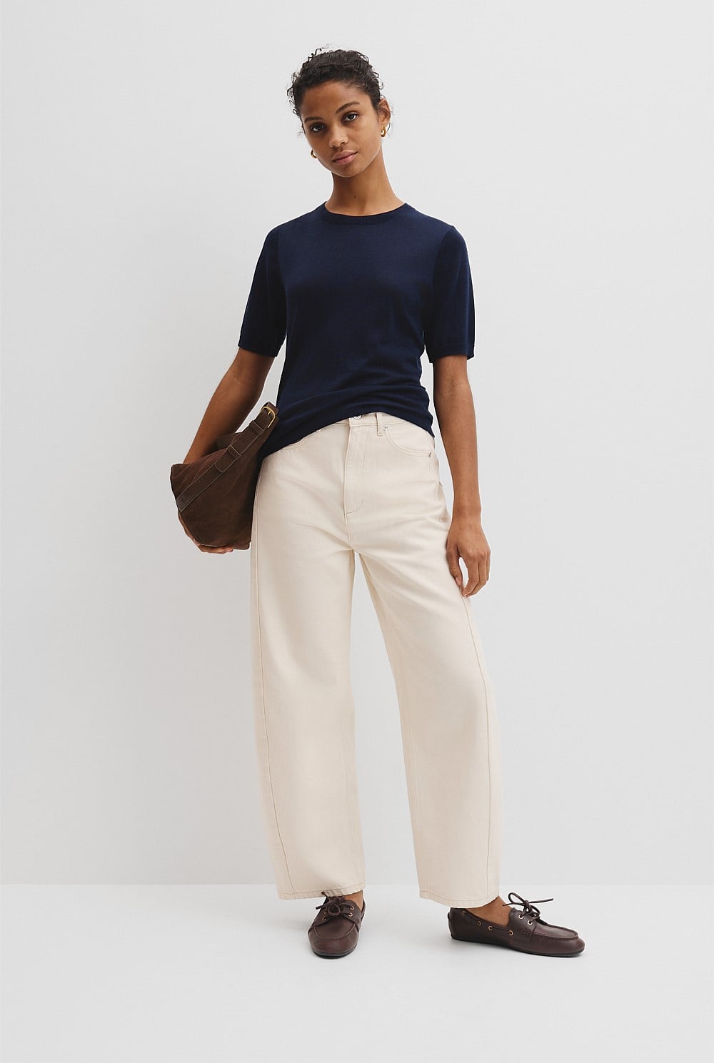 Merino Short Sleeve Knit T-Shirt