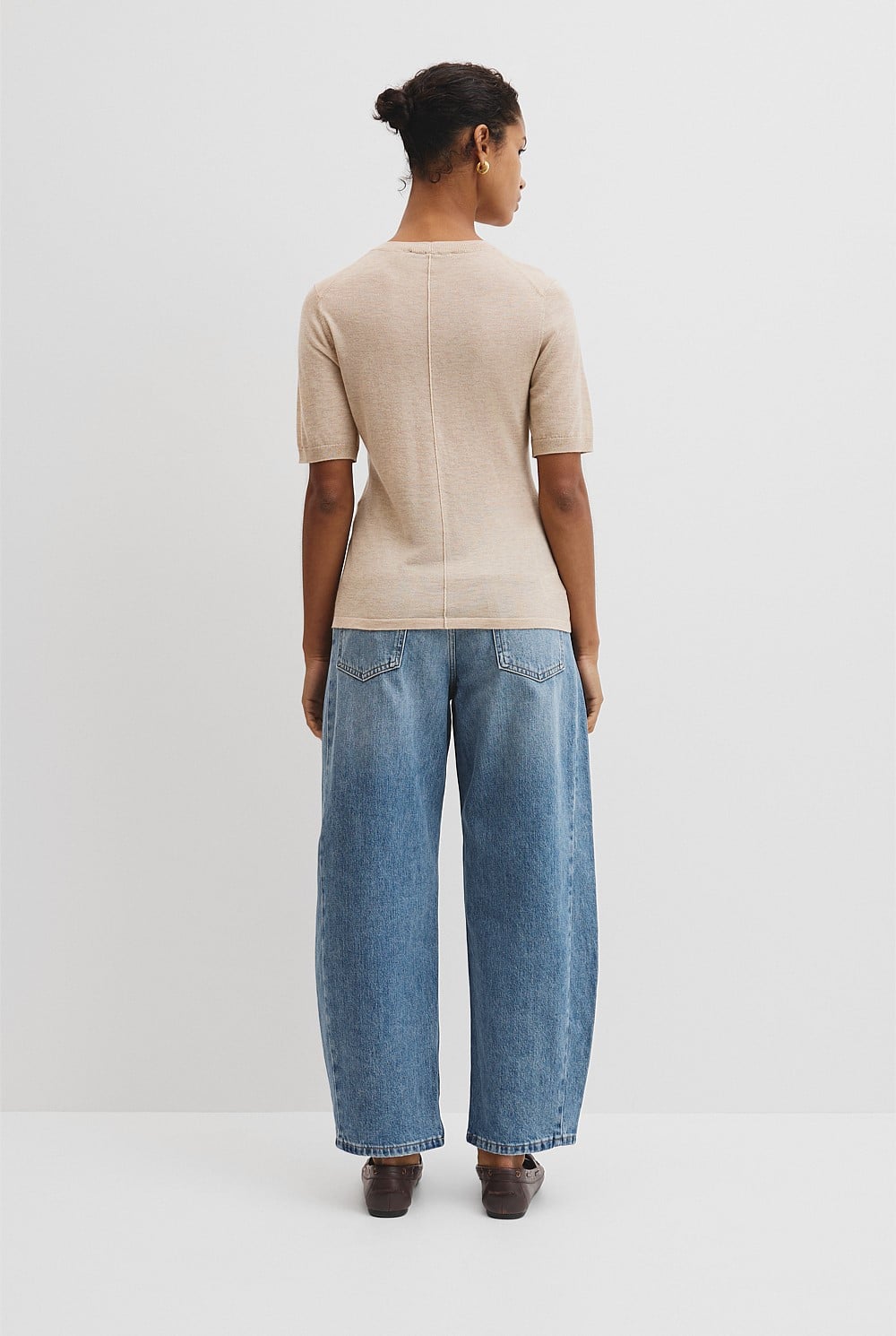 Merino Short Sleeve Knit T-Shirt