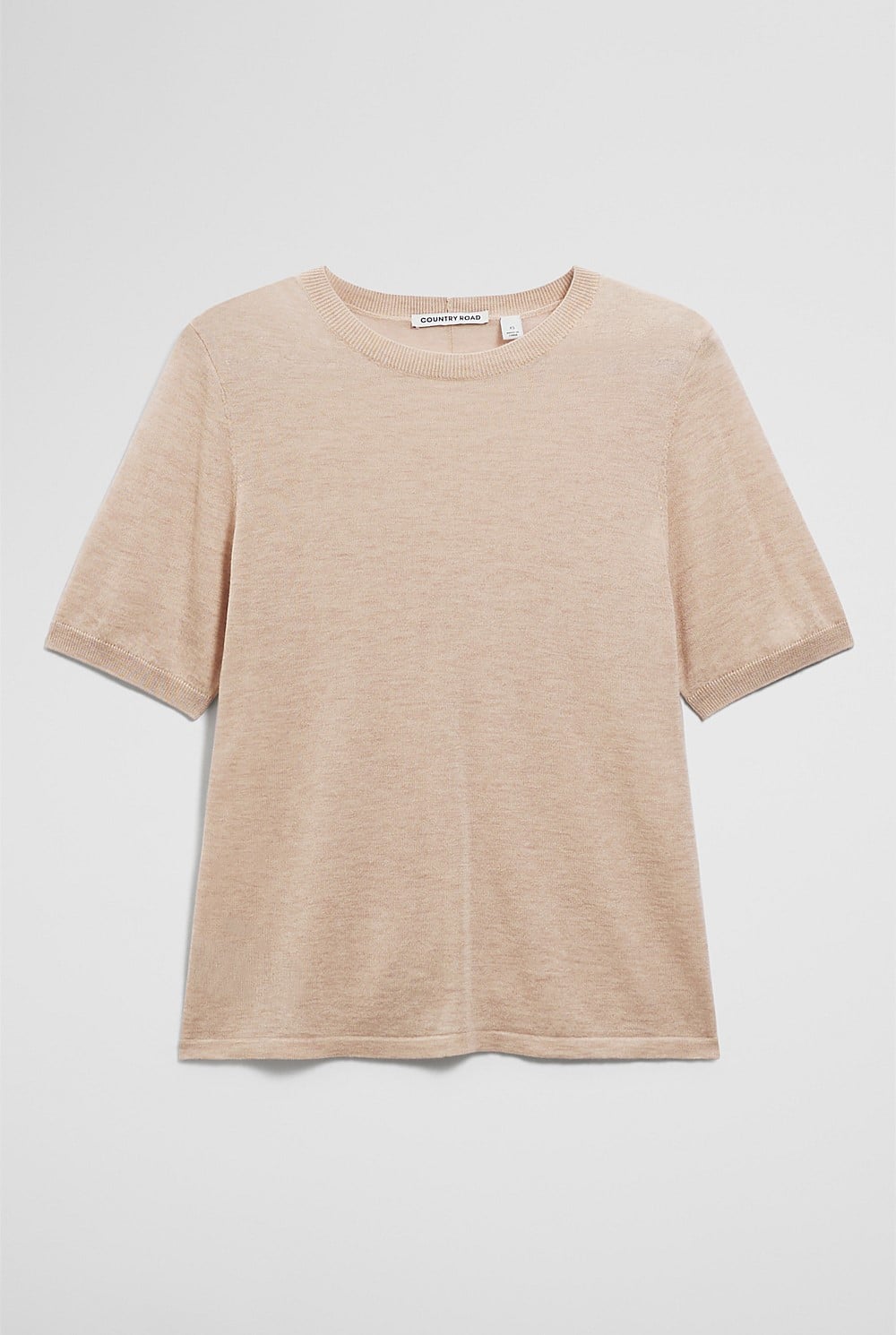 Merino Short Sleeve Knit T-Shirt