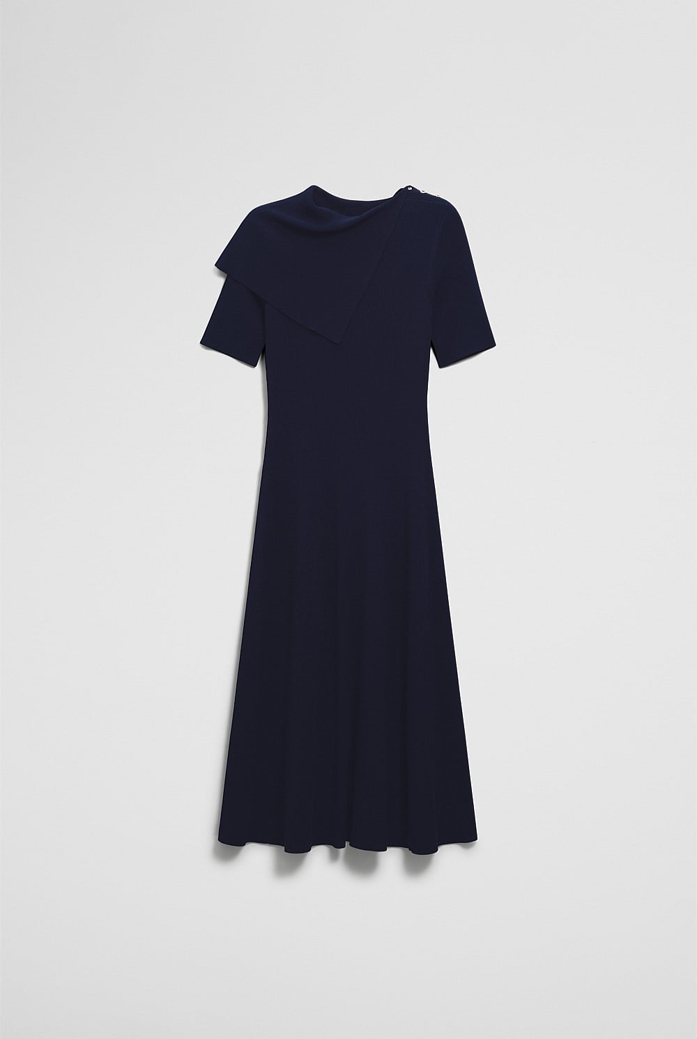 Trim Detail Knit Dress