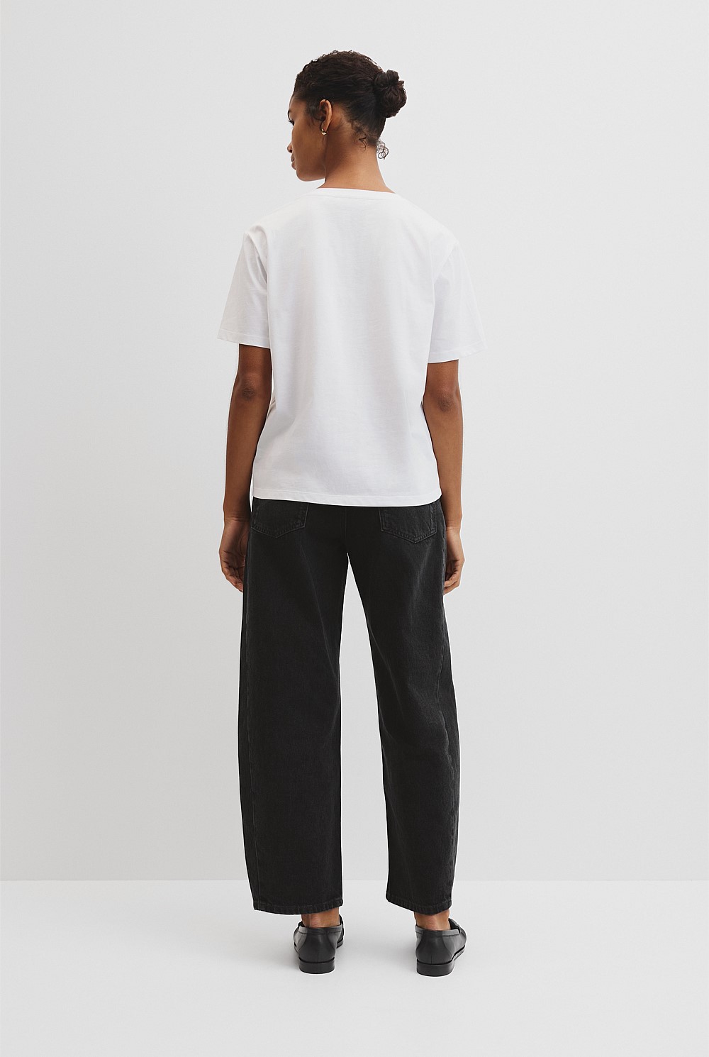 Australian Cotton V-Neck Neck T-Shirt