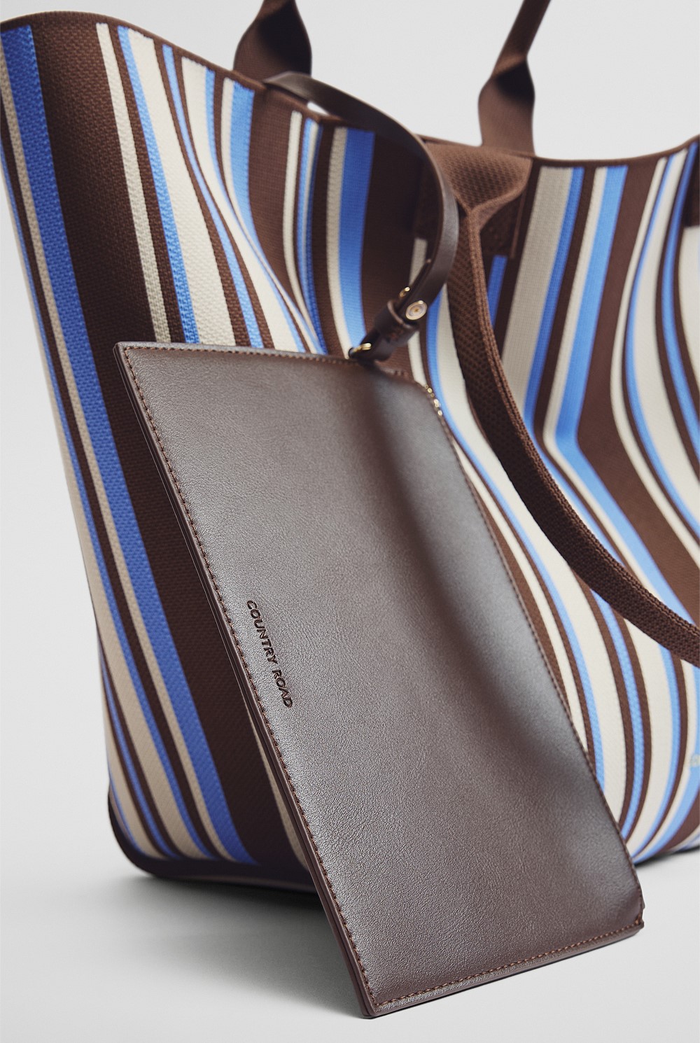 Stripe Knit Shopper