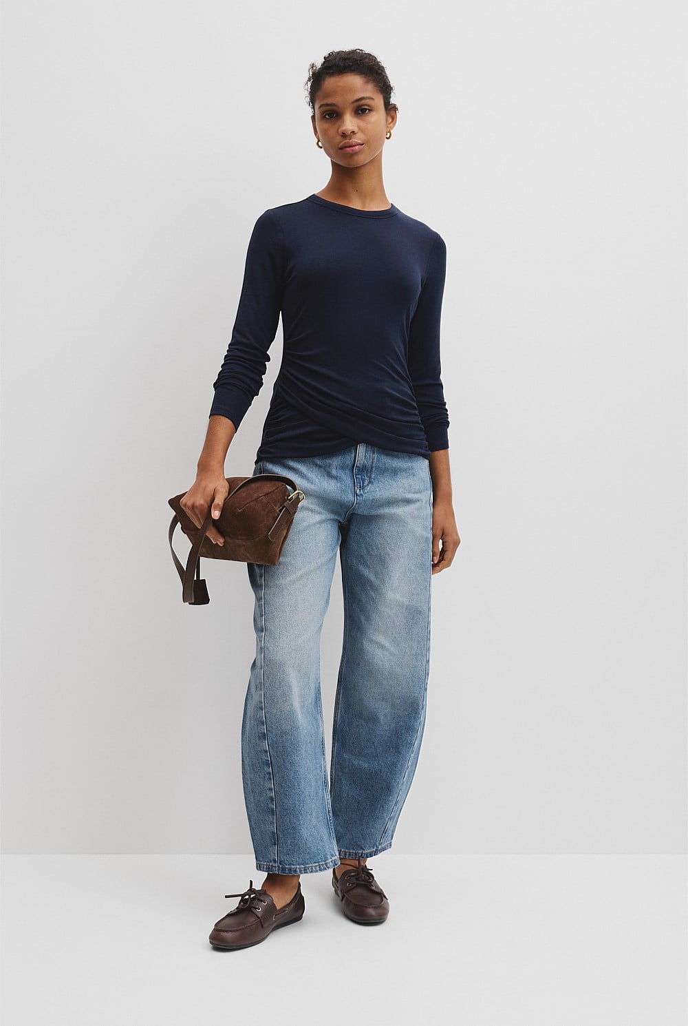 Jersey Wrap Top
