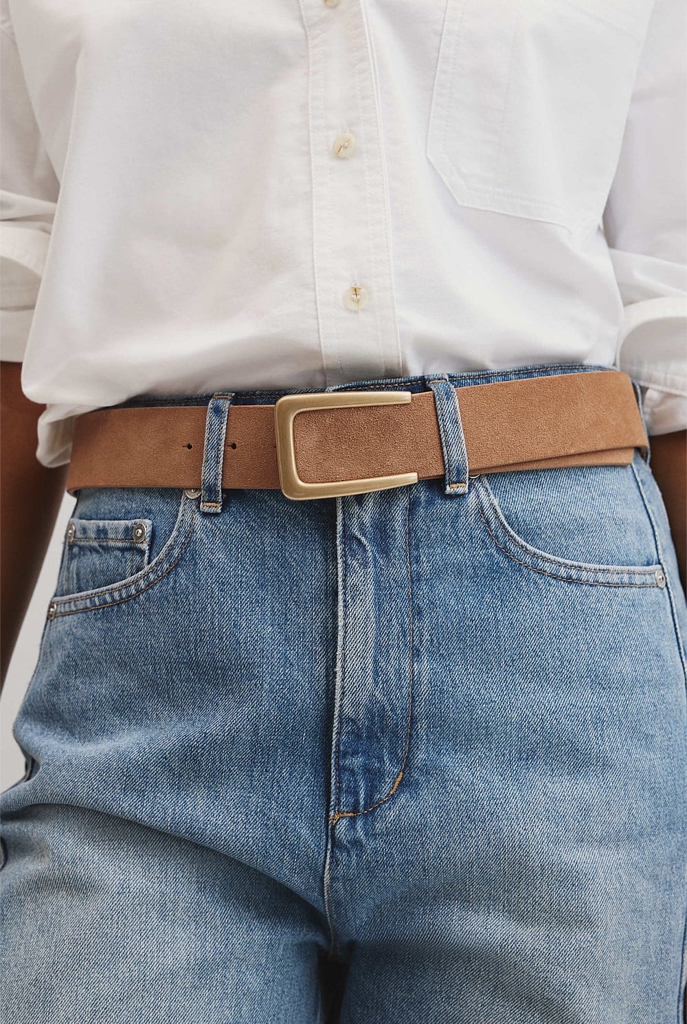 Leather Mid Belt