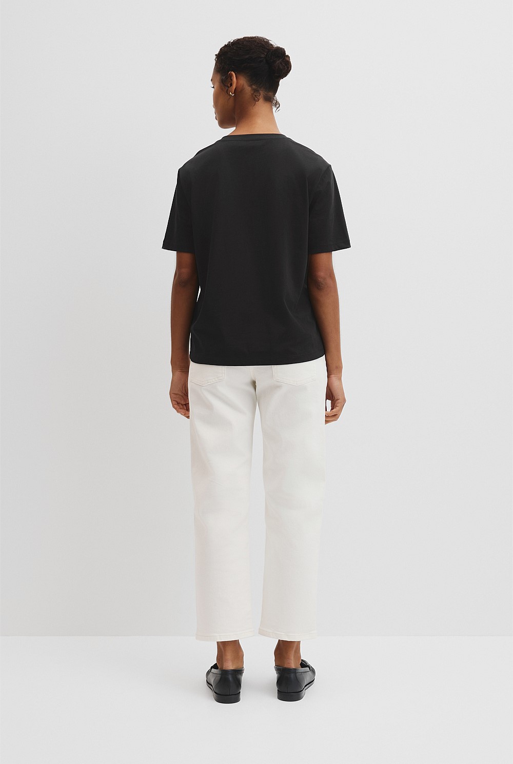 Australian Cotton V-Neck Neck T-Shirt