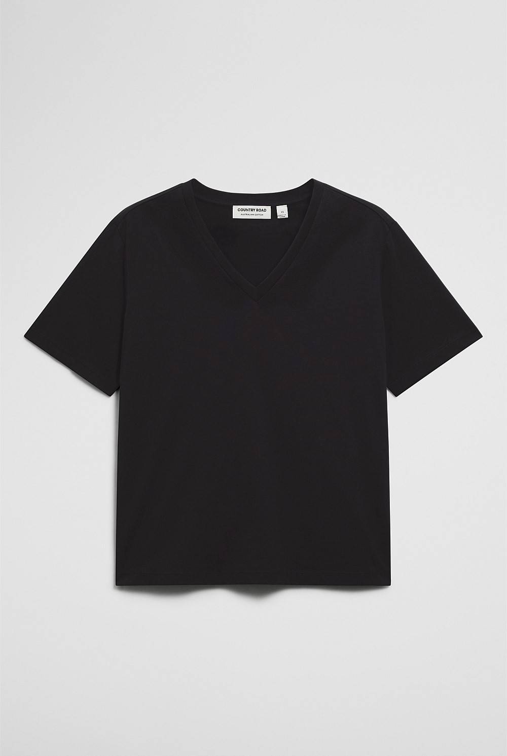 Australian Cotton V-Neck Neck T-Shirt