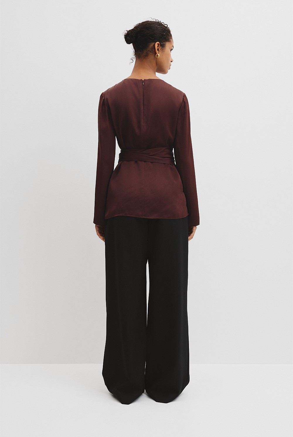 Twist Long Sleeve Blouse