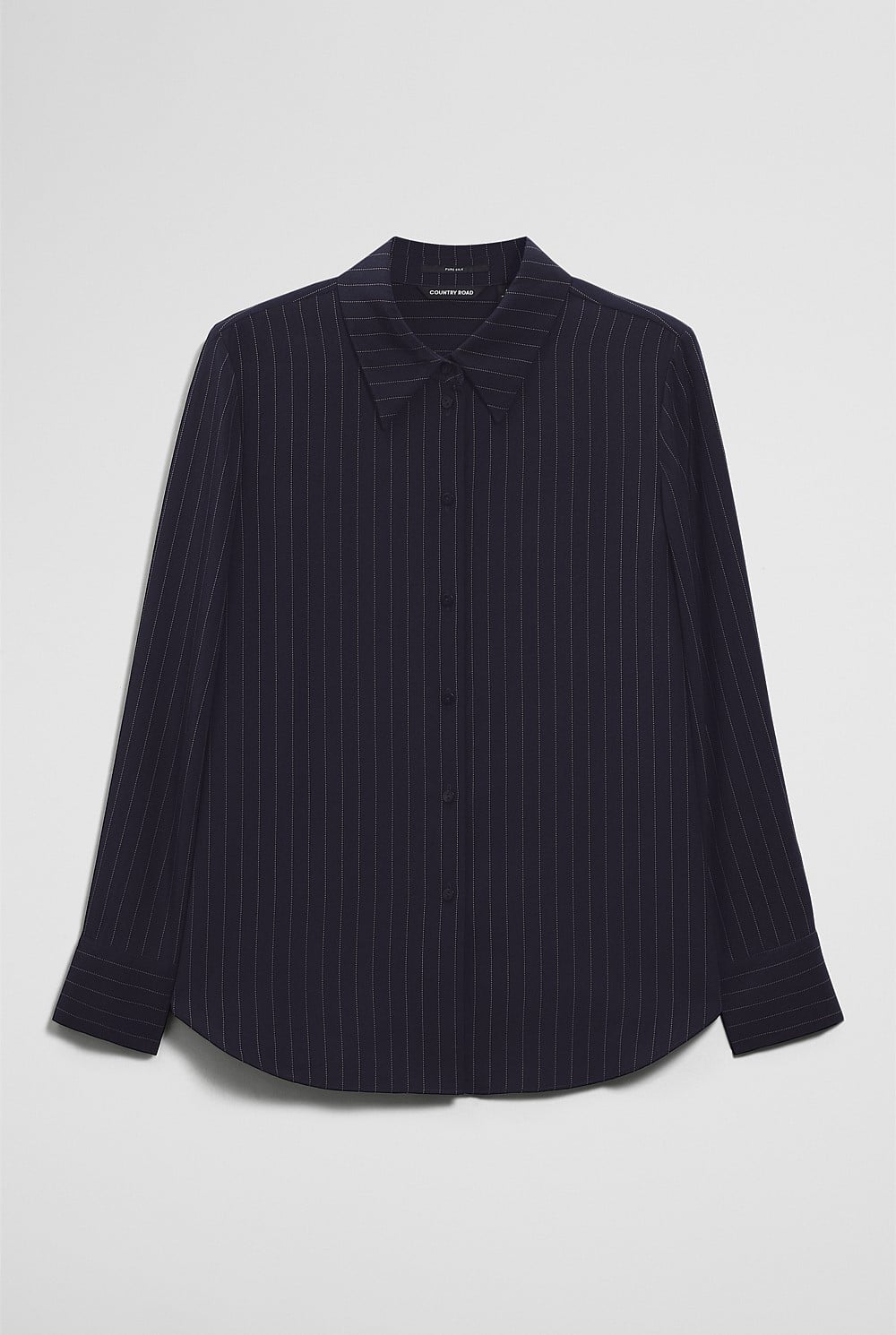 Silk Pinstripe Shirt