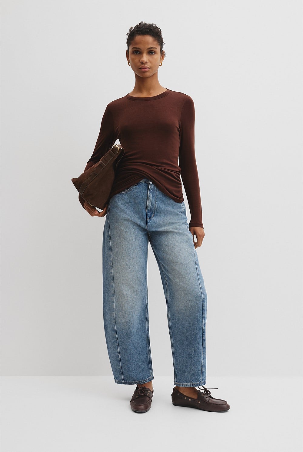 Jersey Wrap Top