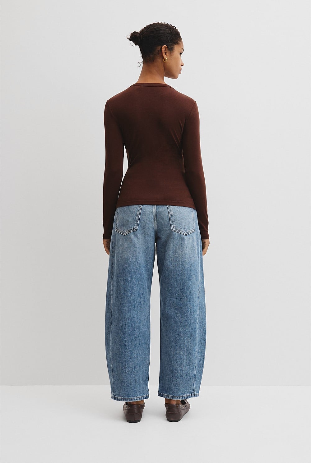Jersey Wrap Top