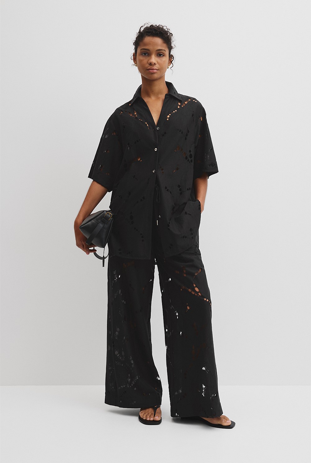 Lace Longline Shirt