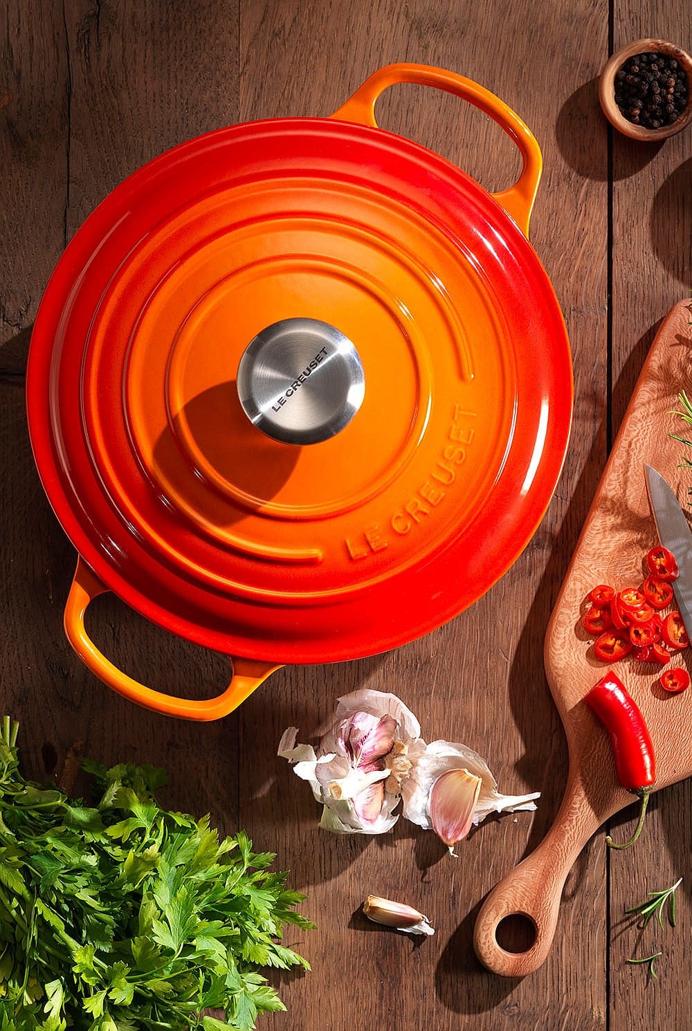 Signature Cast Iron Round Casserole 26cm
