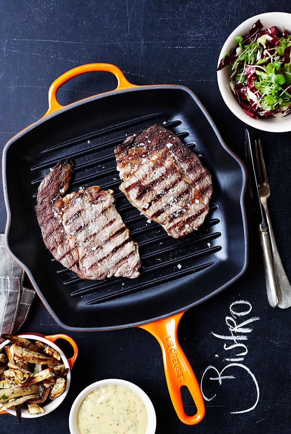 Signature Cast Iron Square Grillit 26cm