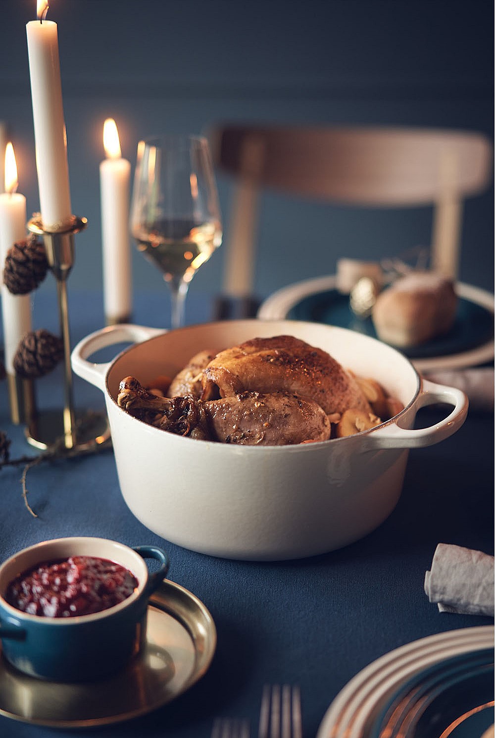 Signature Cast Iron Round Casserole 24cm