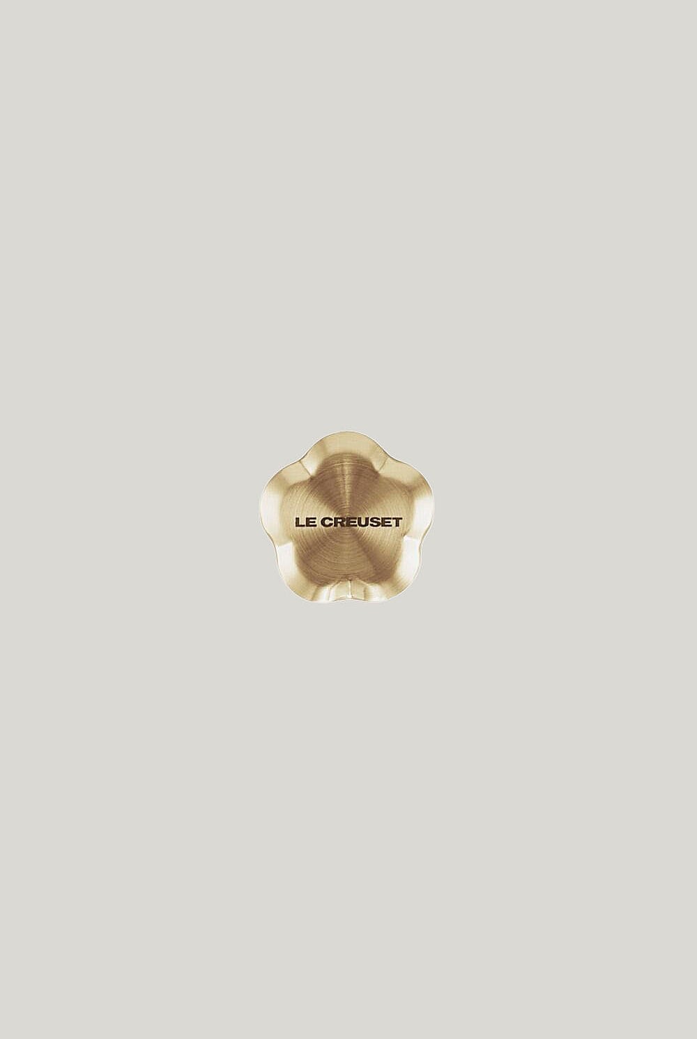 Light Gold Flower Knob 45mm Blister Pack