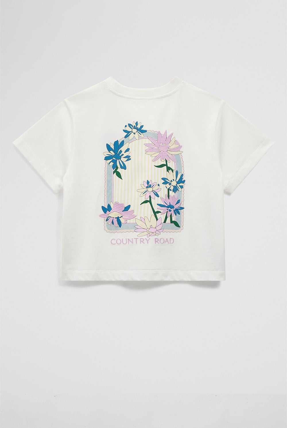 Teen Australian Cotton Short Sleeve Boxy Print T-Shirt