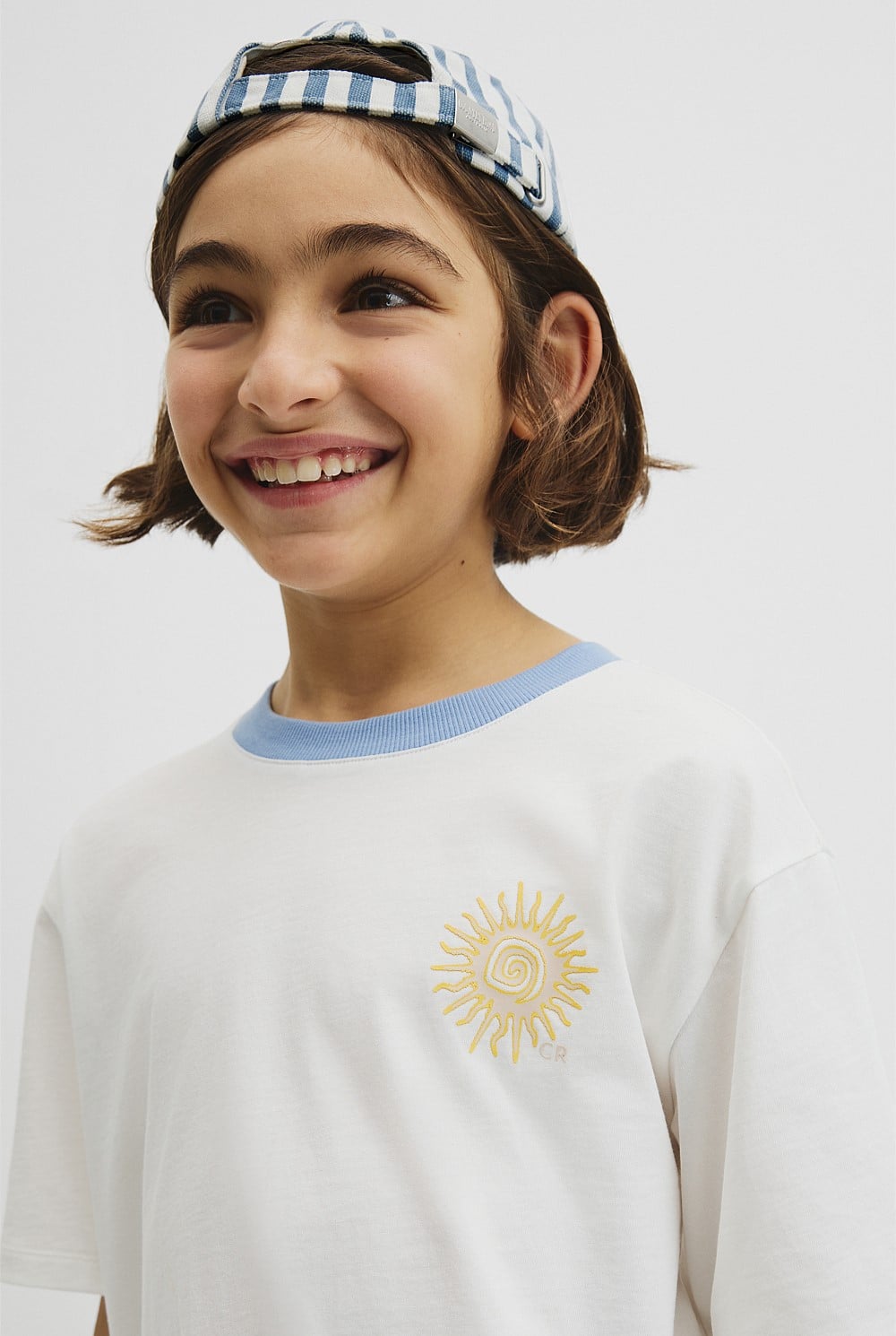 Teen Australian Cotton Sun Logo T-Shirt