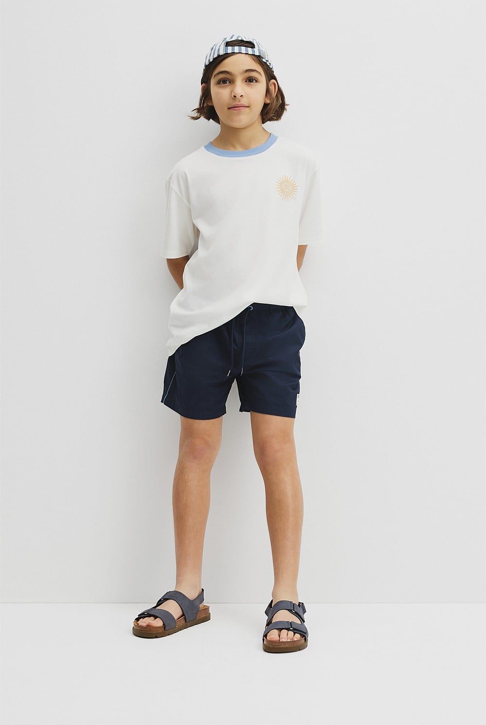 Teen Australian Cotton Sun Logo T-Shirt