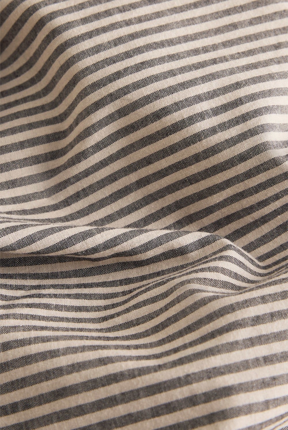 Brae Australian Cotton Stripe Queen Flat Sheet