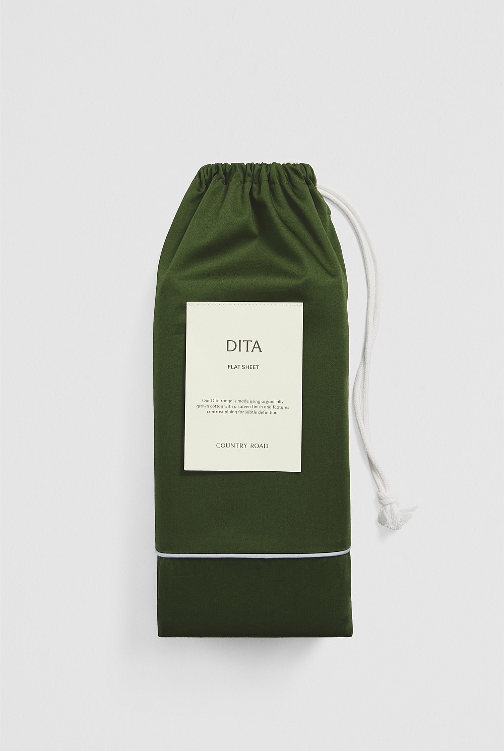 Dita Organically Grown Cotton King Flat Sheet