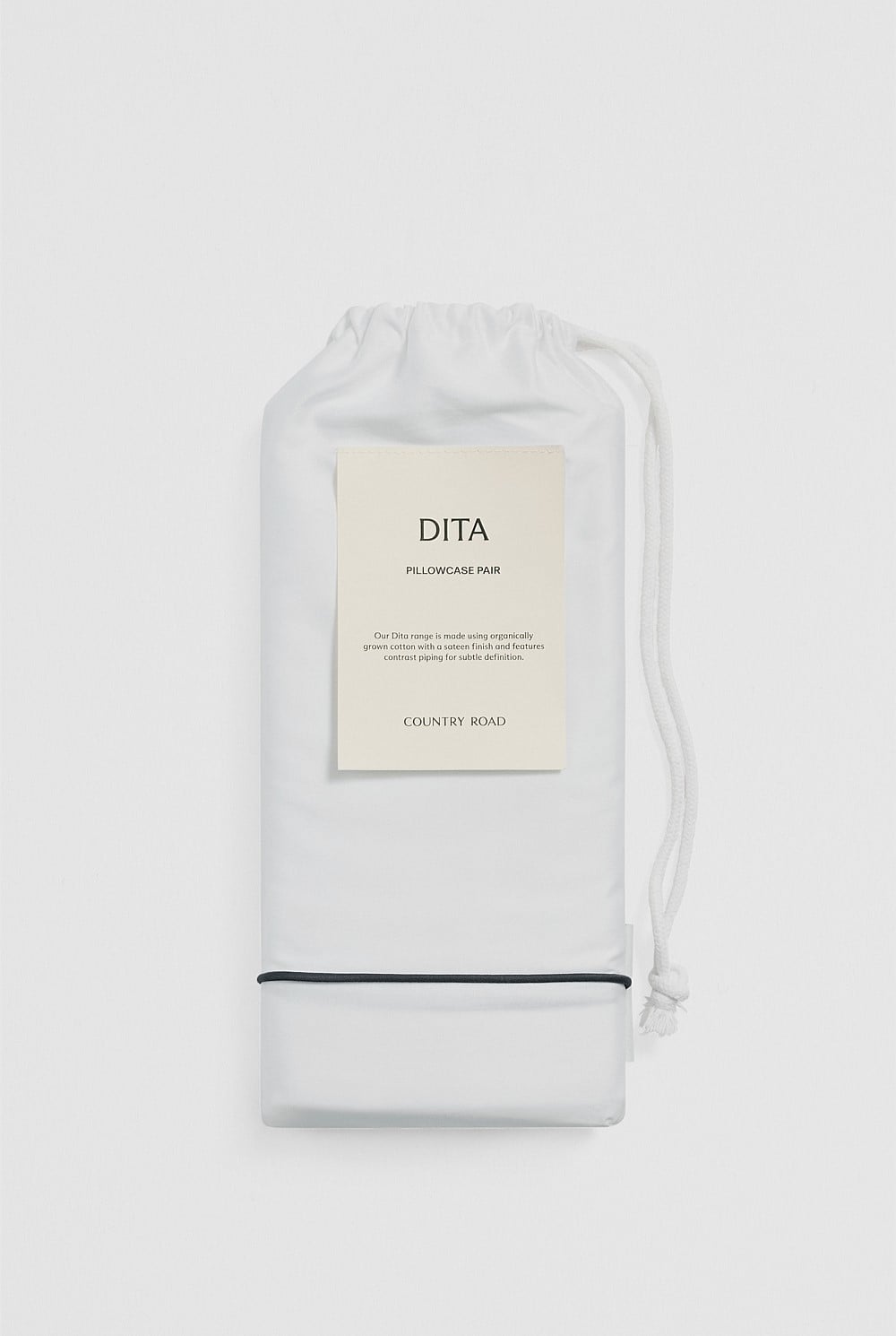 Dita Organically Grown Cotton Standard Pillowcase Pair