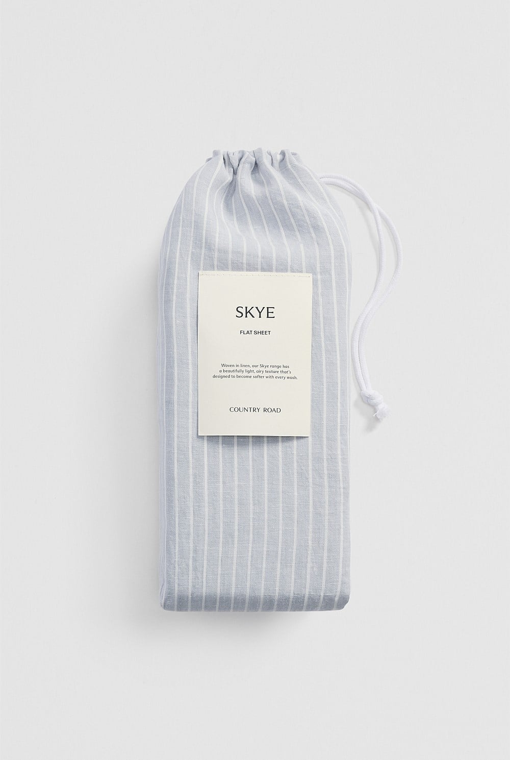 Skye Linen King Flat Sheet