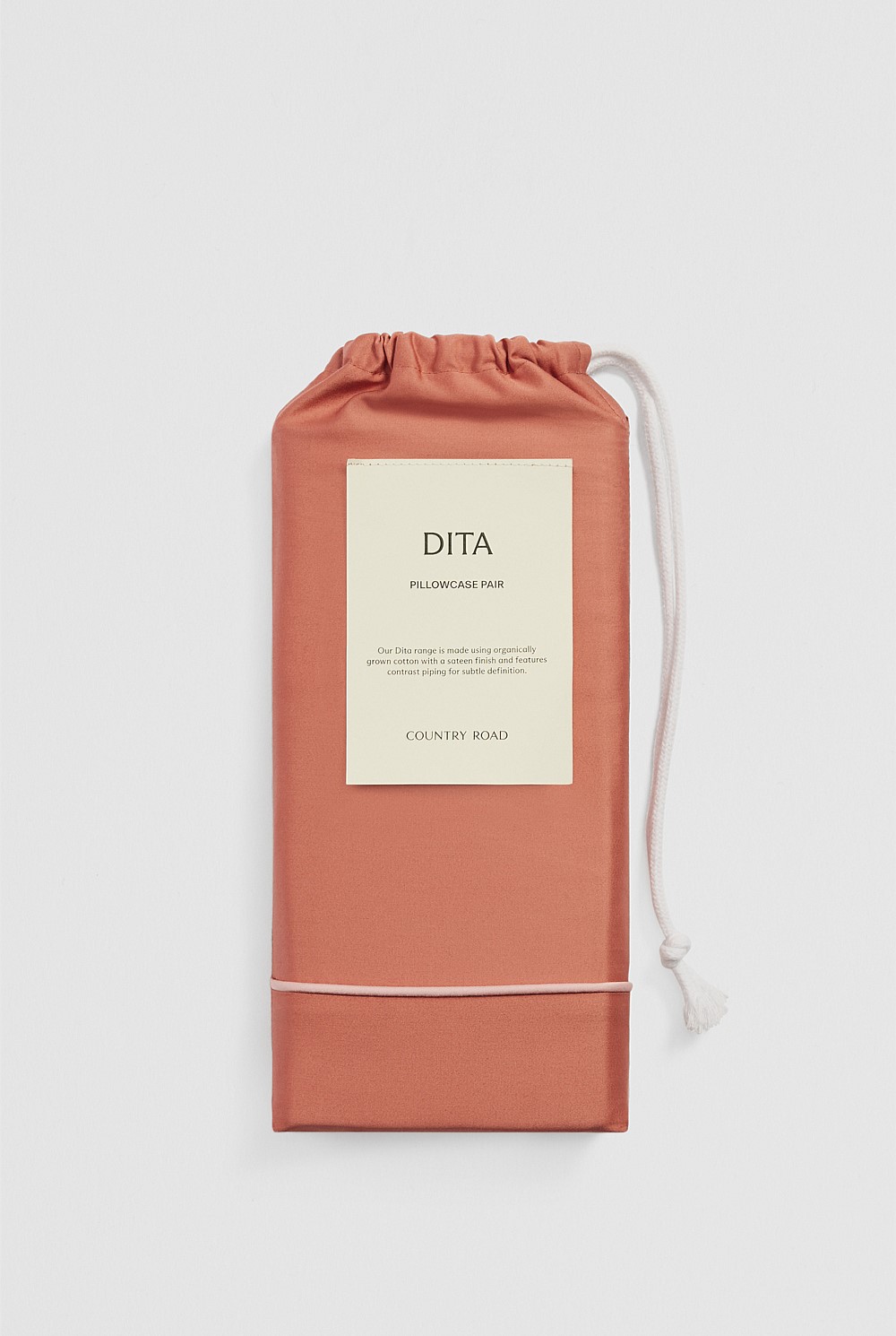 Dita Organically Grown Cotton King Pillowcase Pair