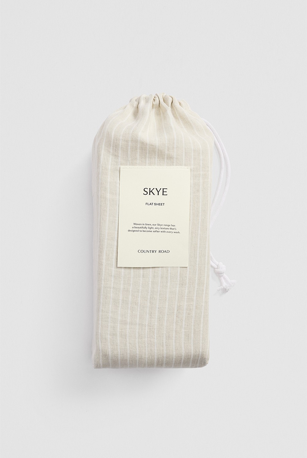 Skye Linen King Flat Sheet
