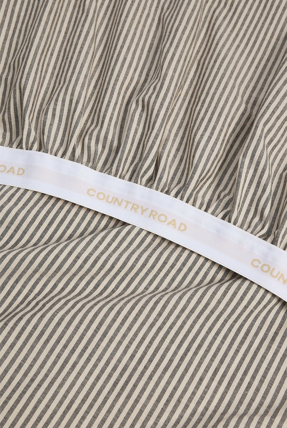Brae Australian Cotton Stripe Queen Fitted Sheet