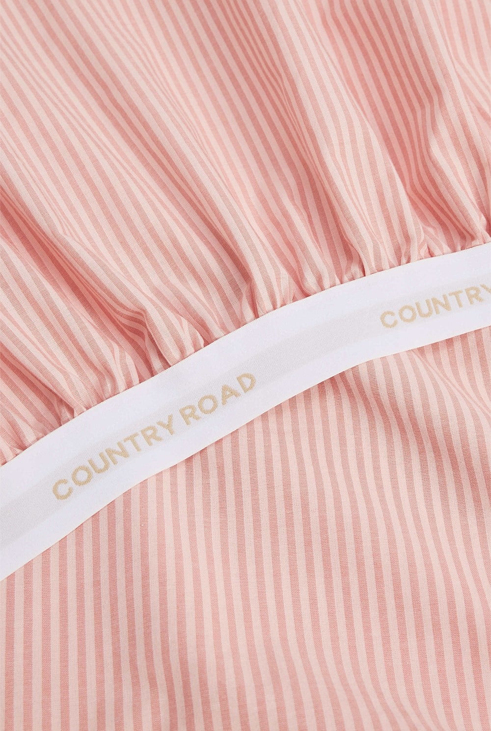 Brae Australian Cotton Stripe Queen Fitted Sheet