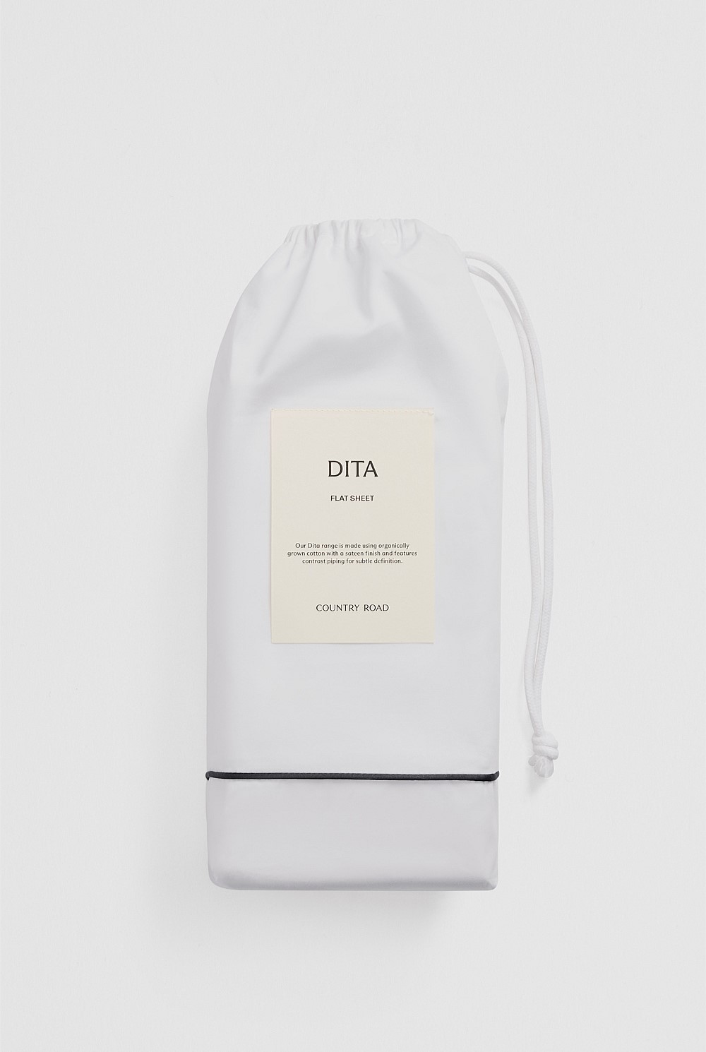 Dita Organically Grown Cotton King Flat Sheet