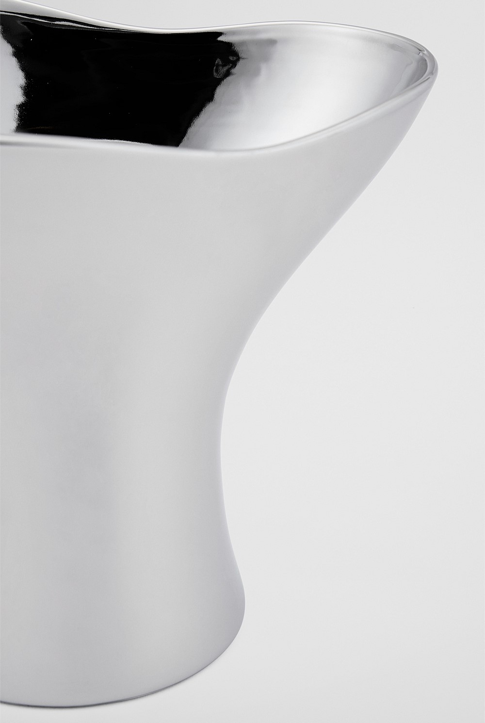 Pela Small Metallic Vase