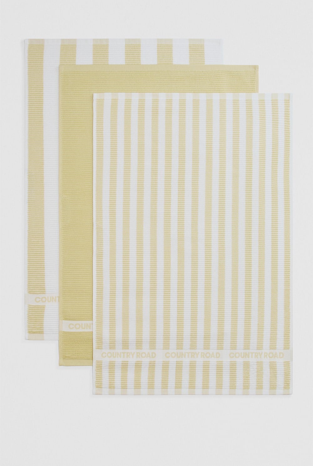 CR Stripe Australian Cotton Tea Towel Pack of 3