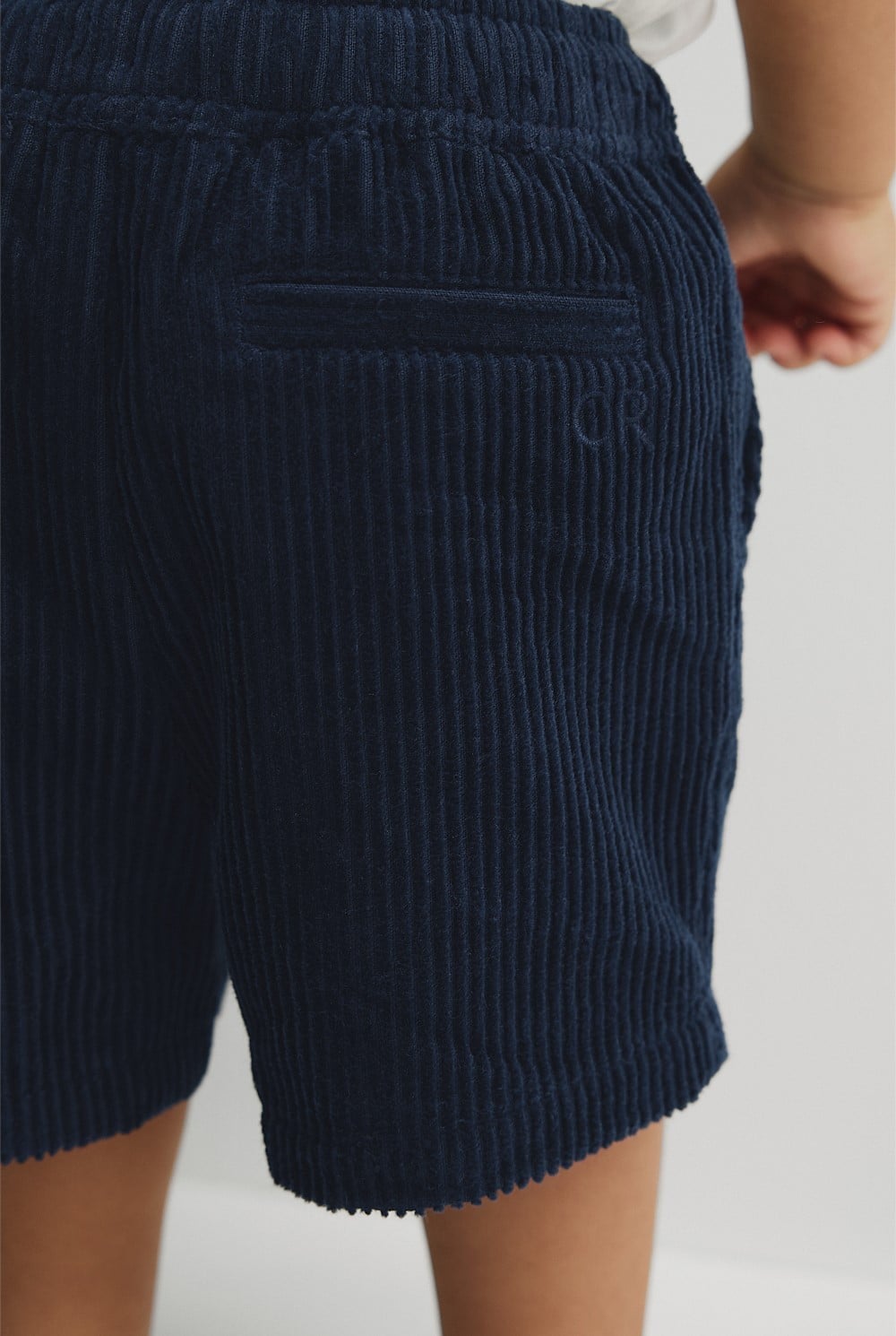 Organically Grown Cotton Pull On Cord Straight Short