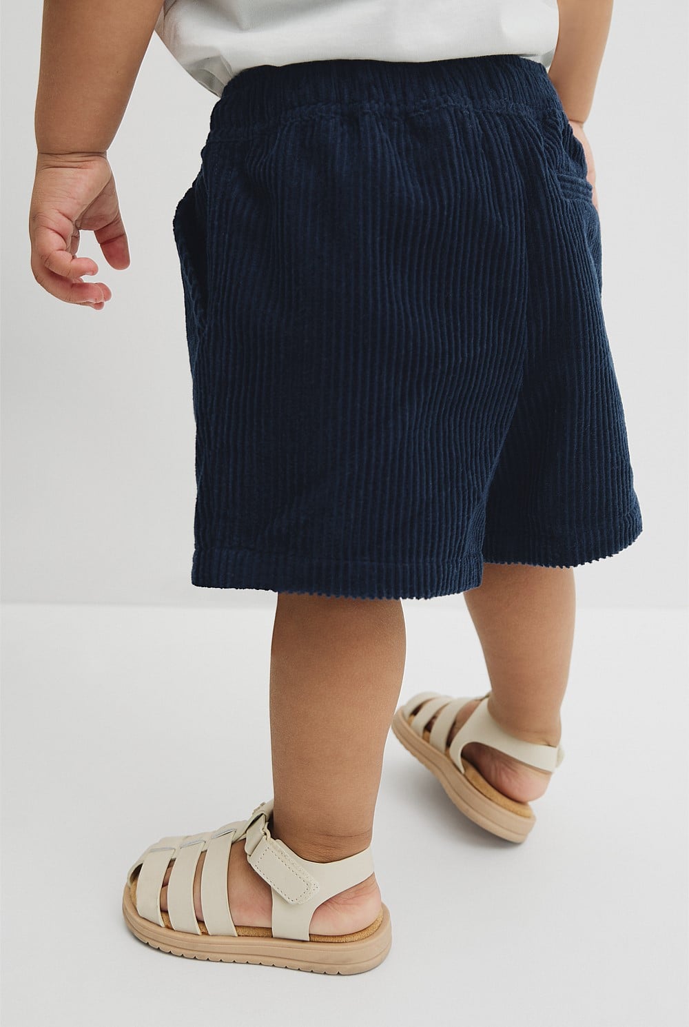 Organically Grown Cotton Pull On Cord Straight Short
