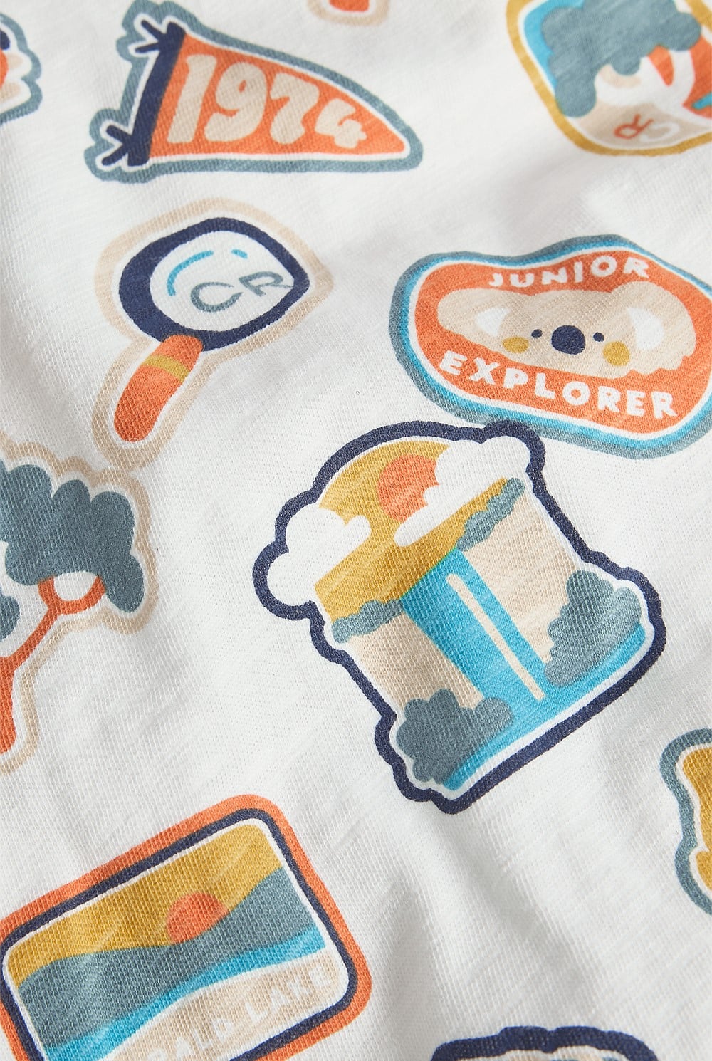 Organically Grown Cotton Adventure Stamp Tee