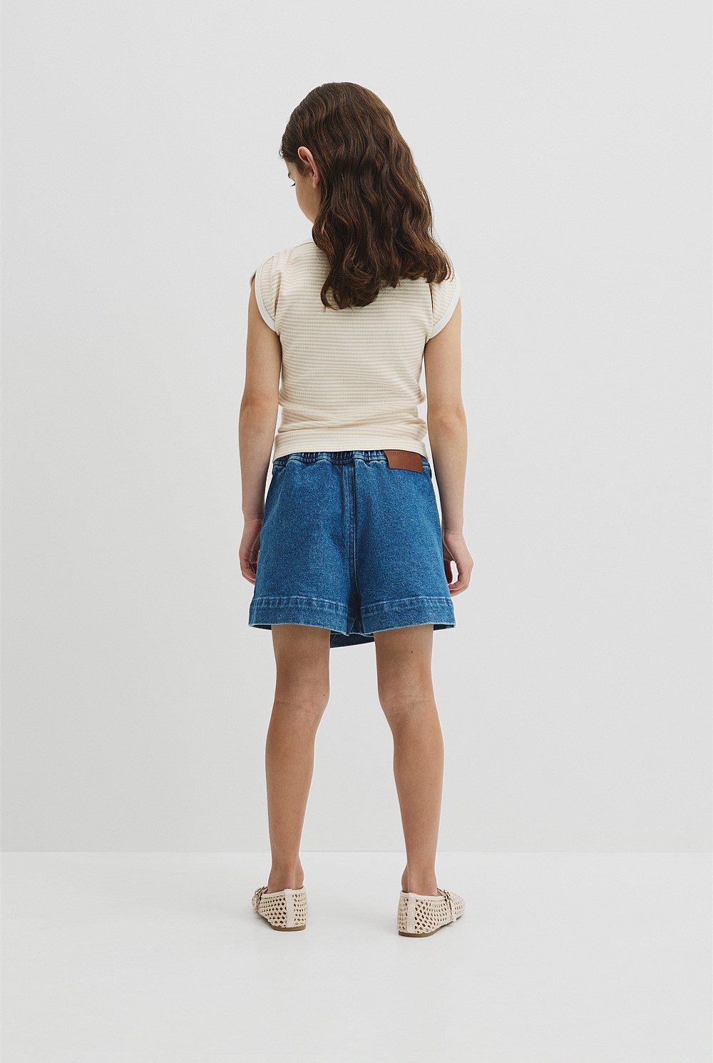 Denim Skort