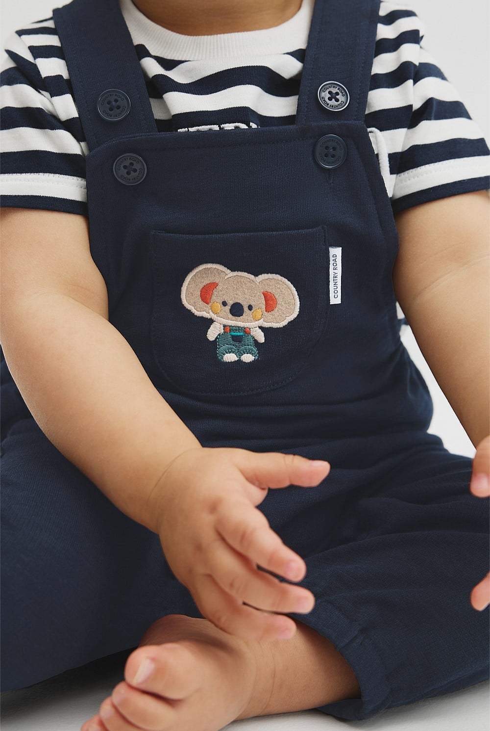Organically Grown Cotton Koala Jersey Overall