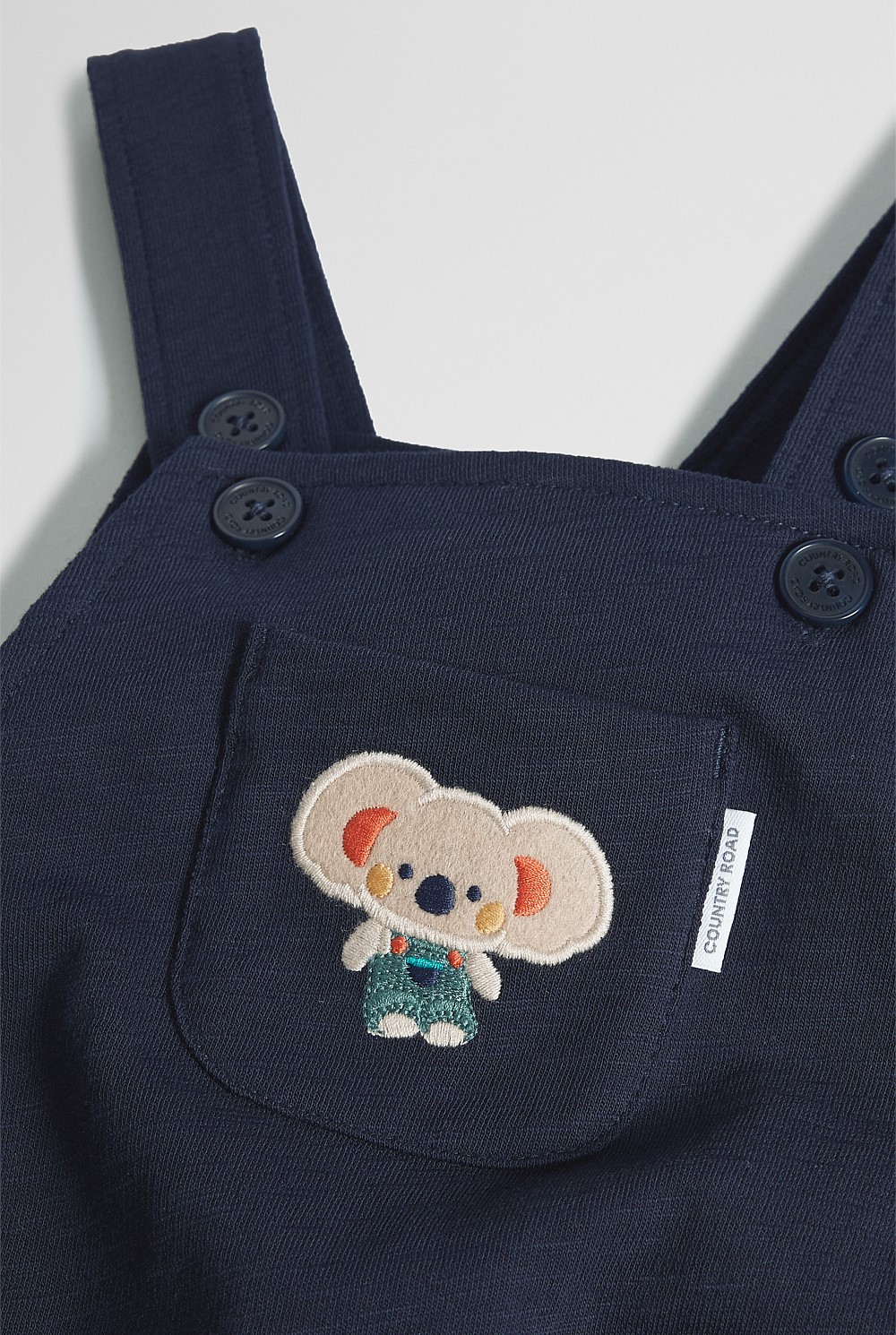 Organically Grown Cotton Koala Jersey Overall