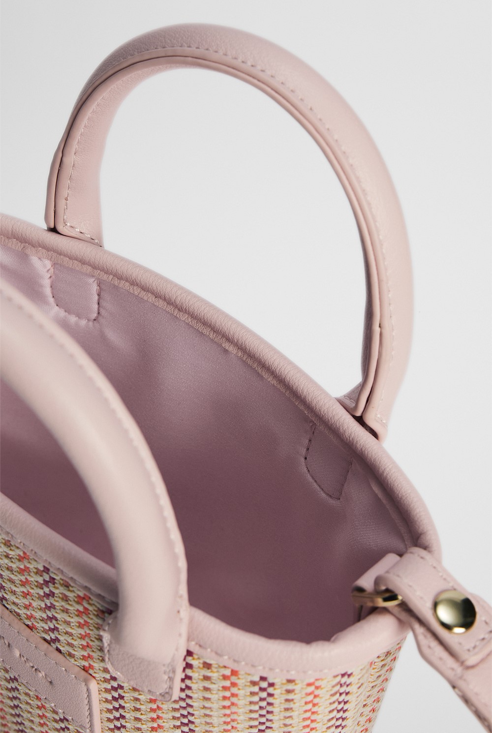 Woven Mini Tote Bag