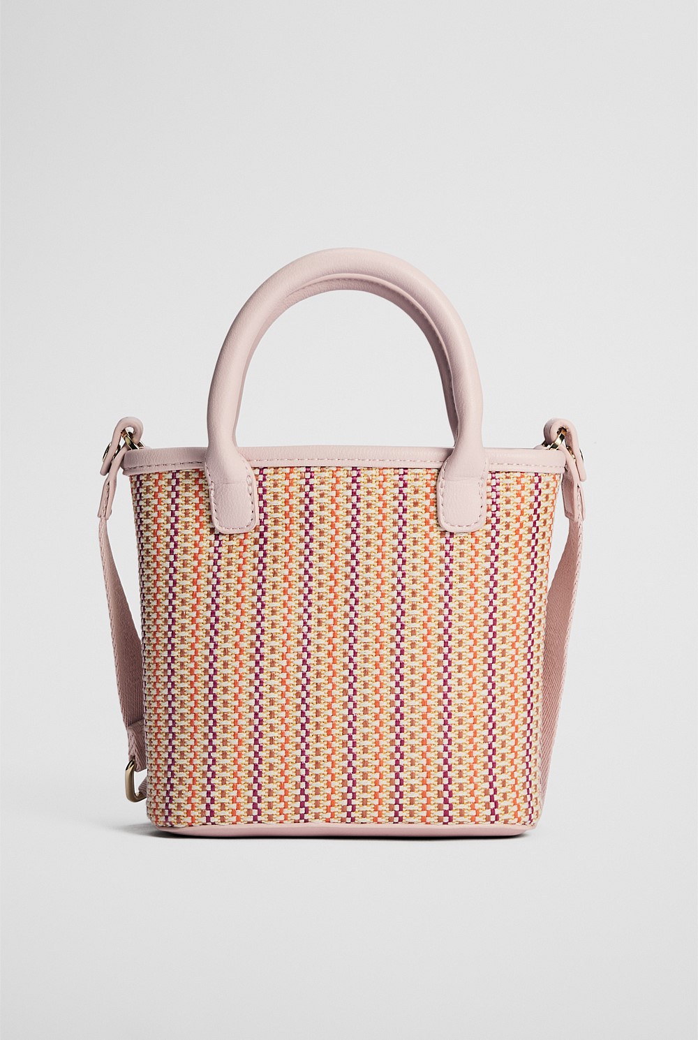 Woven Mini Tote Bag
