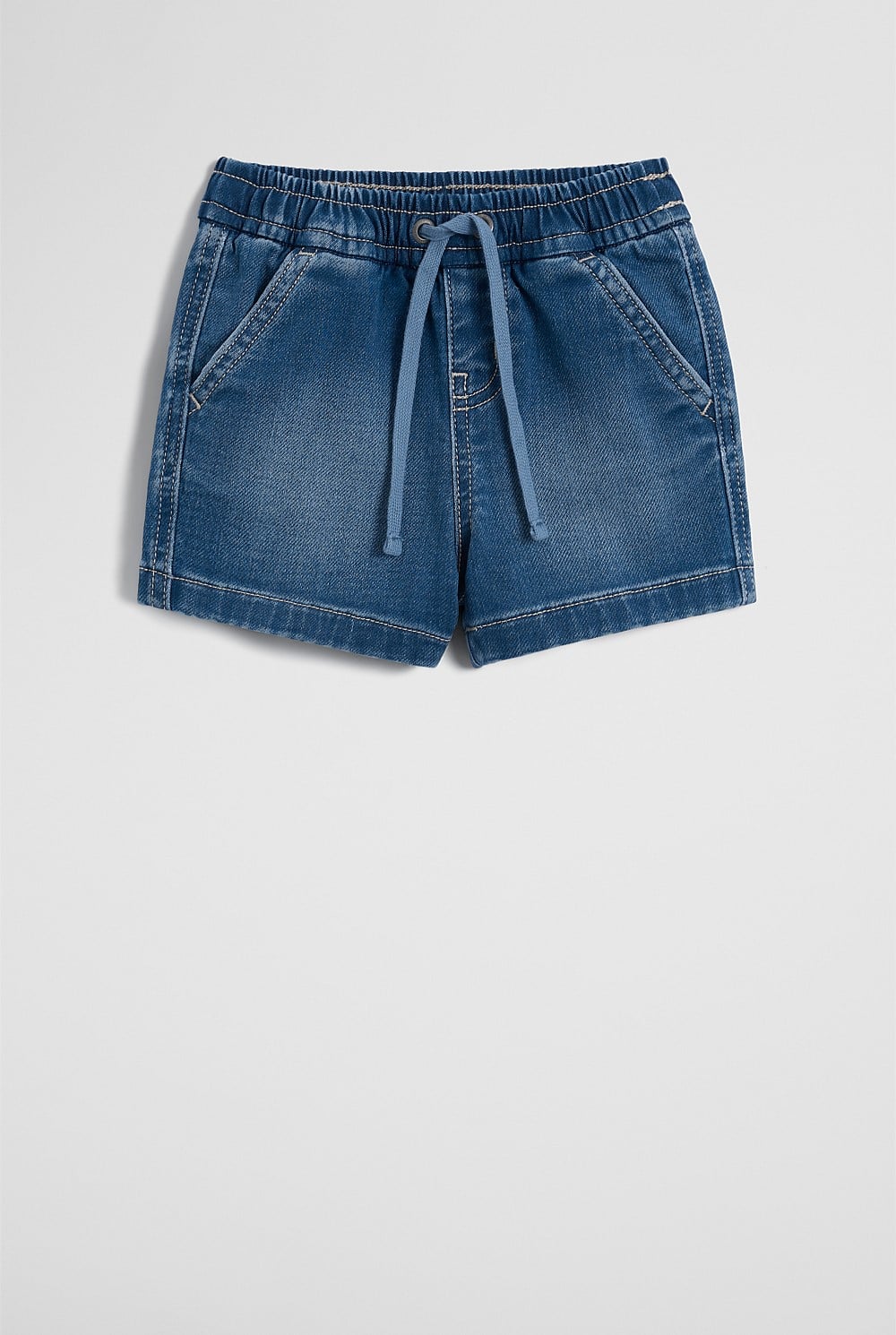 Pull On Denim Short