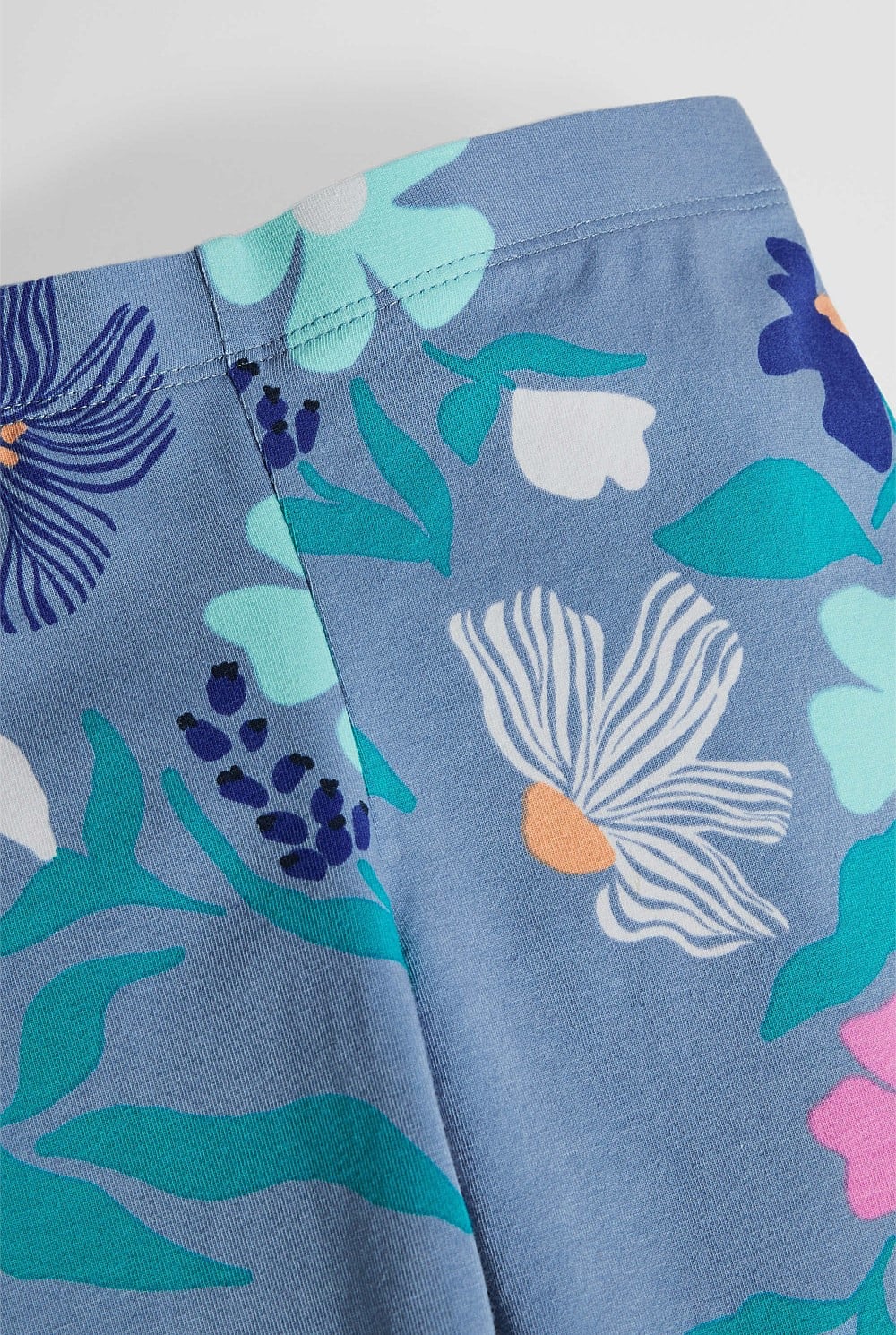 Organically Grown Cotton Blend Printed Legging