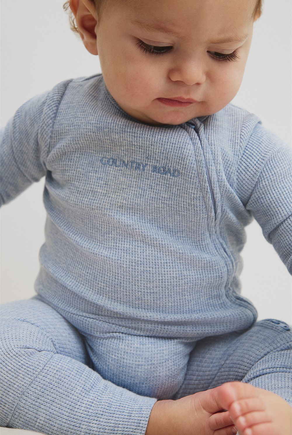 Organically Grown Cotton Waffle Jumpsuit
