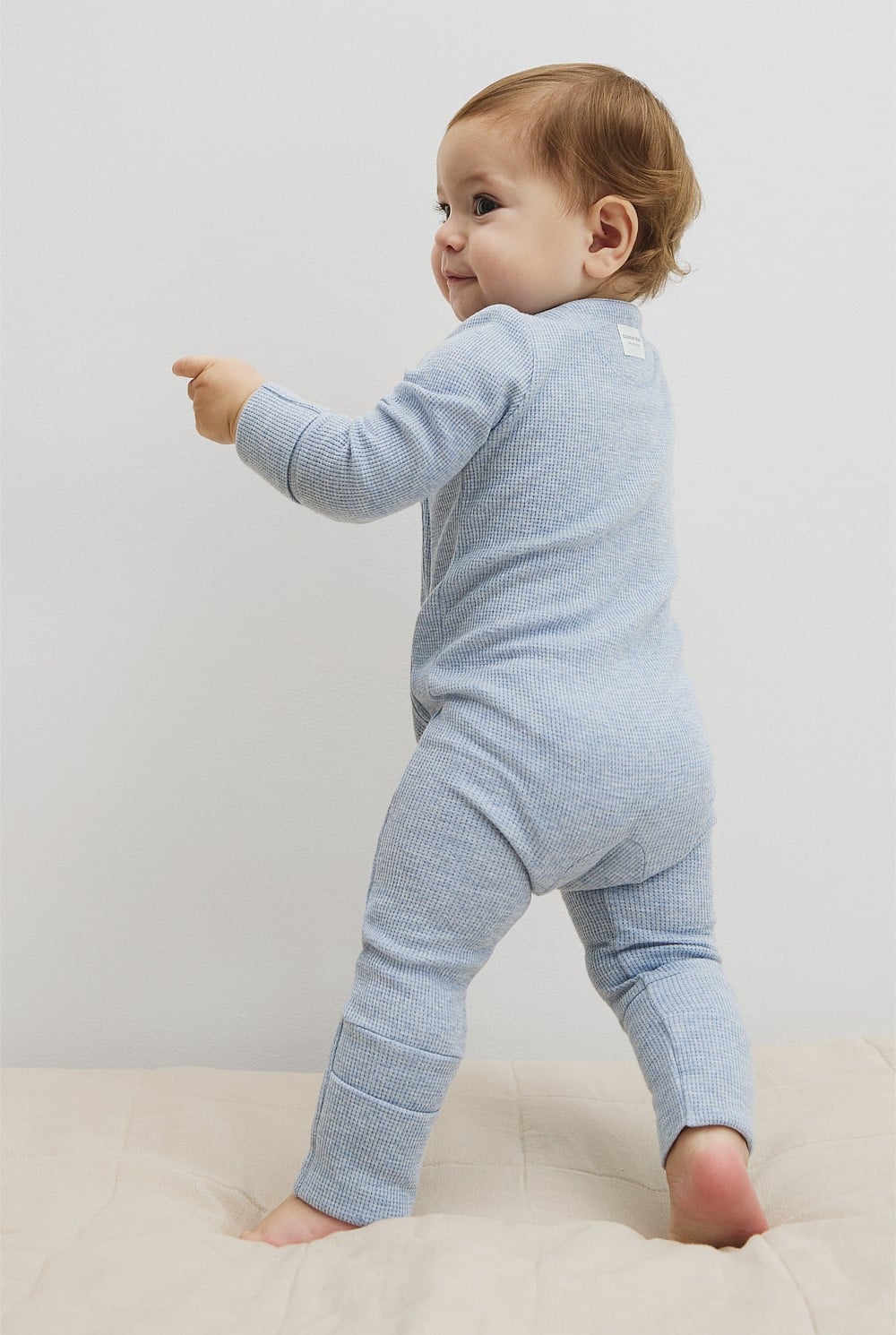 Organically Grown Cotton Waffle Jumpsuit